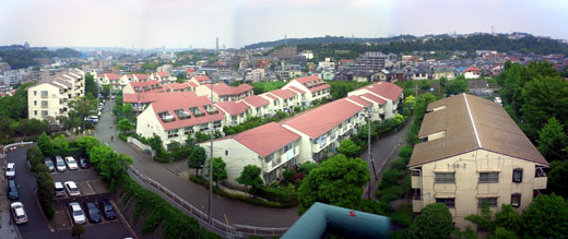 北東を見下げて撮影